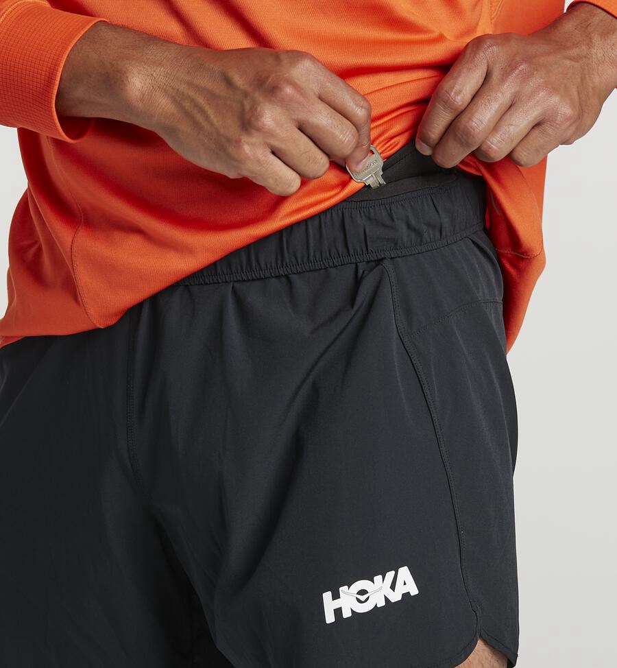 Hoka One One Performance Shorts Herr - Svarta - WYFMK-8521